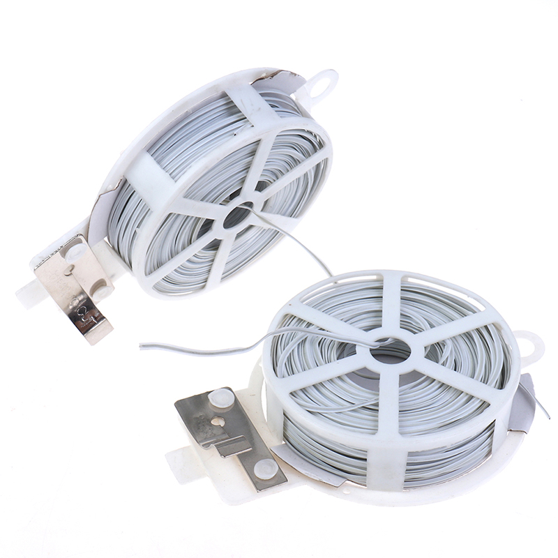 Garden Wire Twist Tie - 1 unidade (50m) de Fio Branco