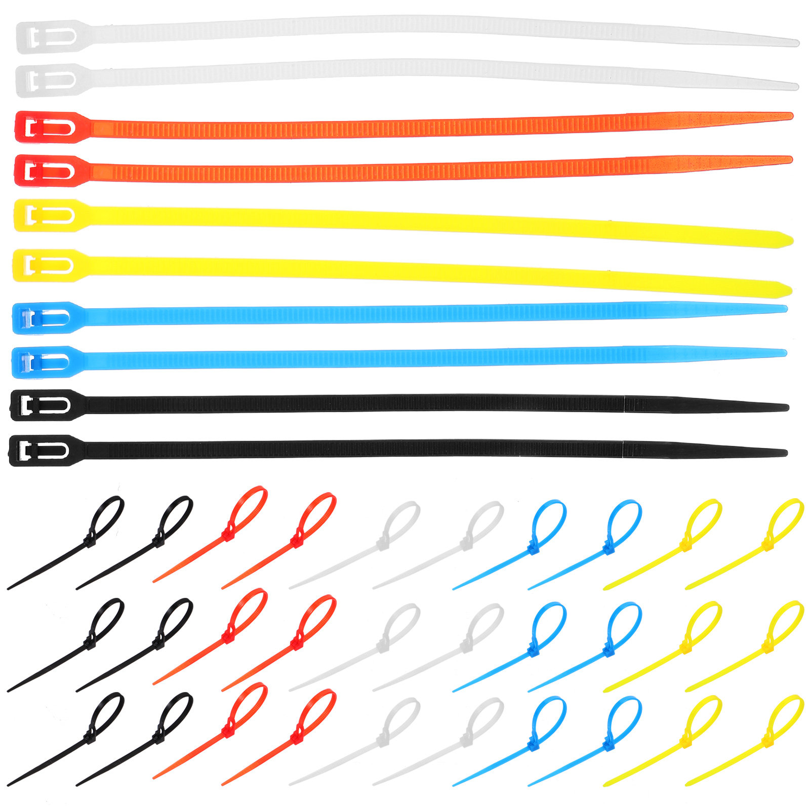 Garden Wire Twist Tie - 500 Peças de Abraçadeiras de Nylon