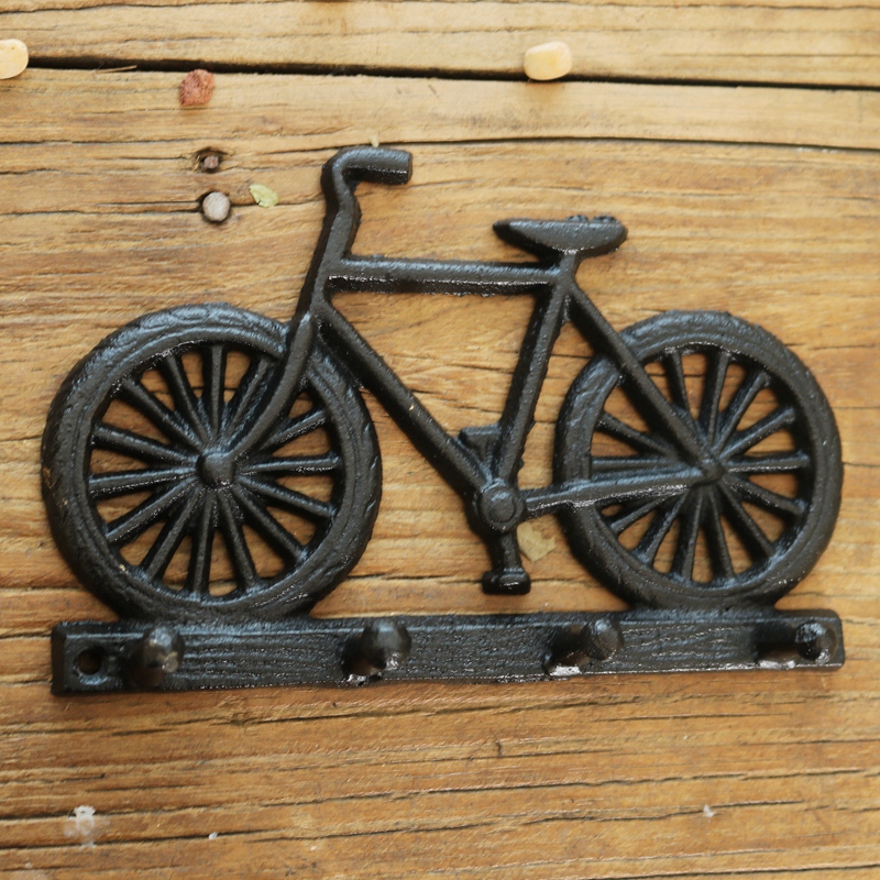 Vintage Black Cast Iron Bicycl - Gardening Tools Cartoon avaliação e preço