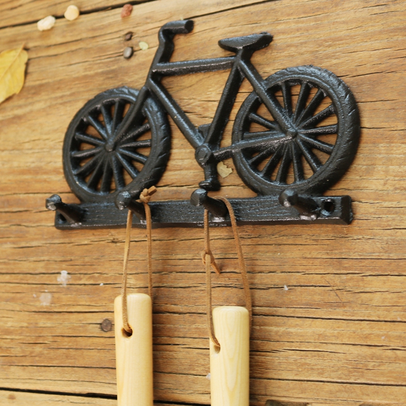 Vintage Black Cast Iron Bicycl - Gardening Tools Cartoon avaliação e preço