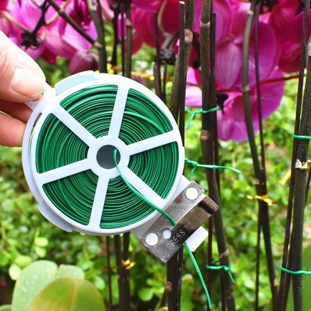 1 pçs fio de ferro laços de ca - Garden Wire Twist Tie avaliação e preço