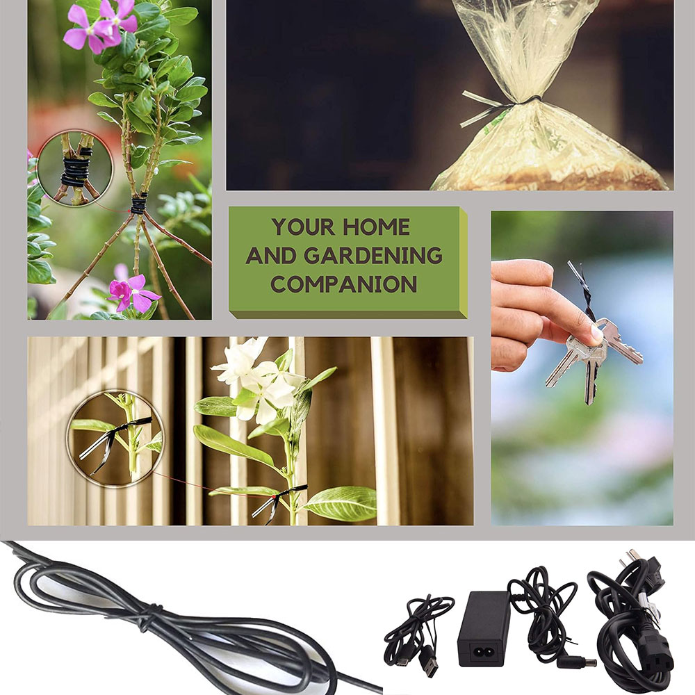 100 peças bk wh laços de torçã - Garden Wire Twist Tie avaliação e preço
