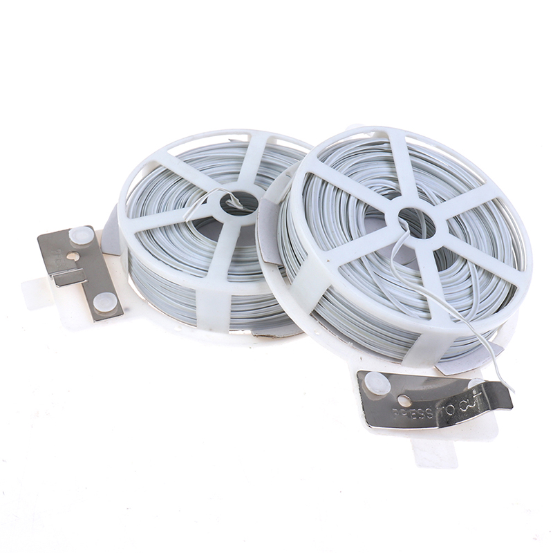 1 unidade (50m) de Fio Branco  - Garden Wire Twist Tie avaliação e preço