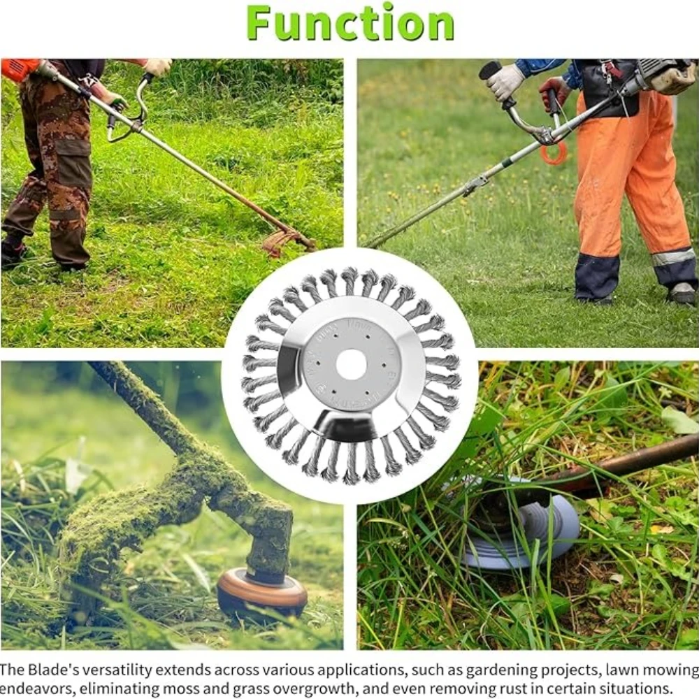 Escova de Aço para Roçadeira 4 - Gardening Tools Shop avaliação e preço