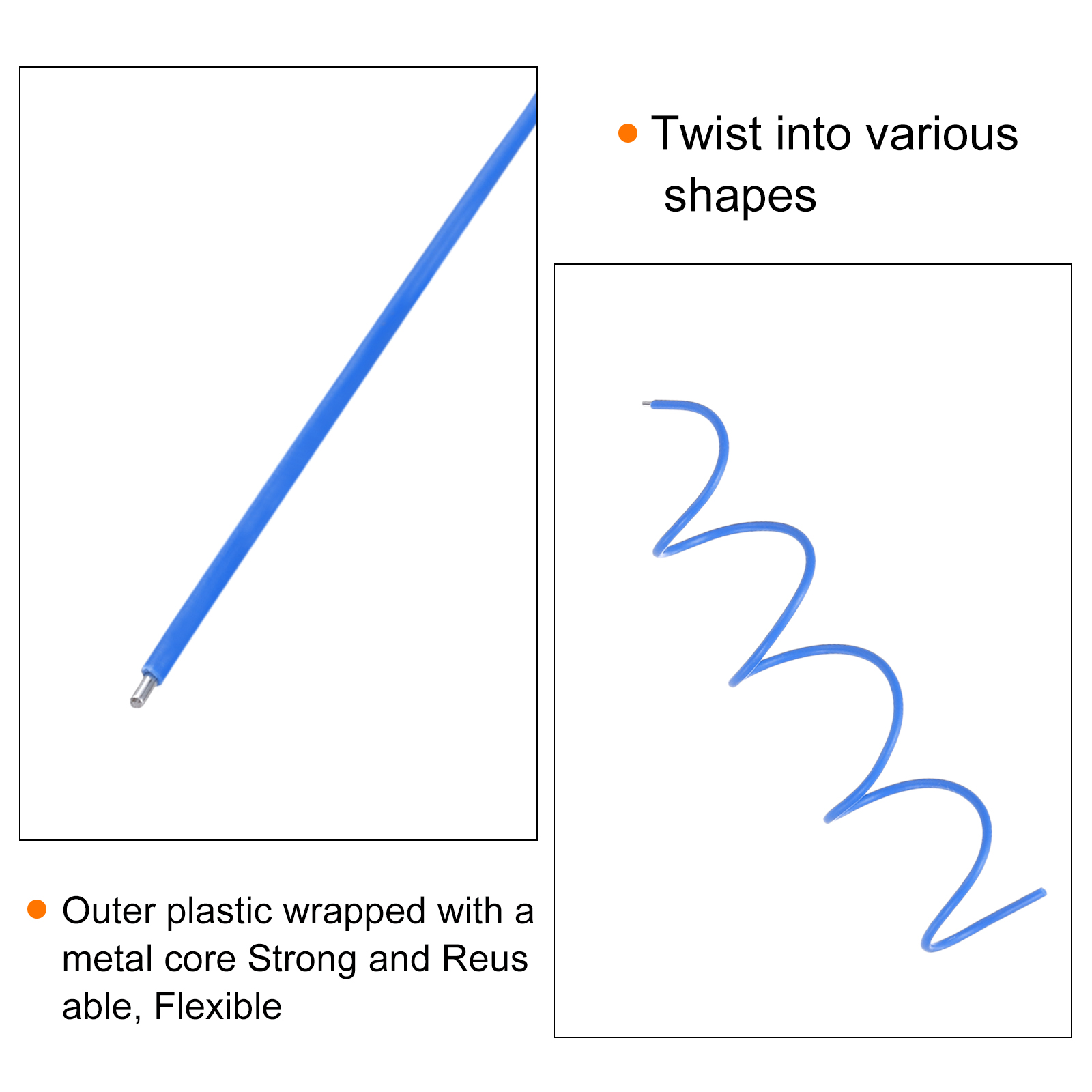 1 pçs fio torções laços 150mm  - Garden Wire Twist Tie avaliação e preço