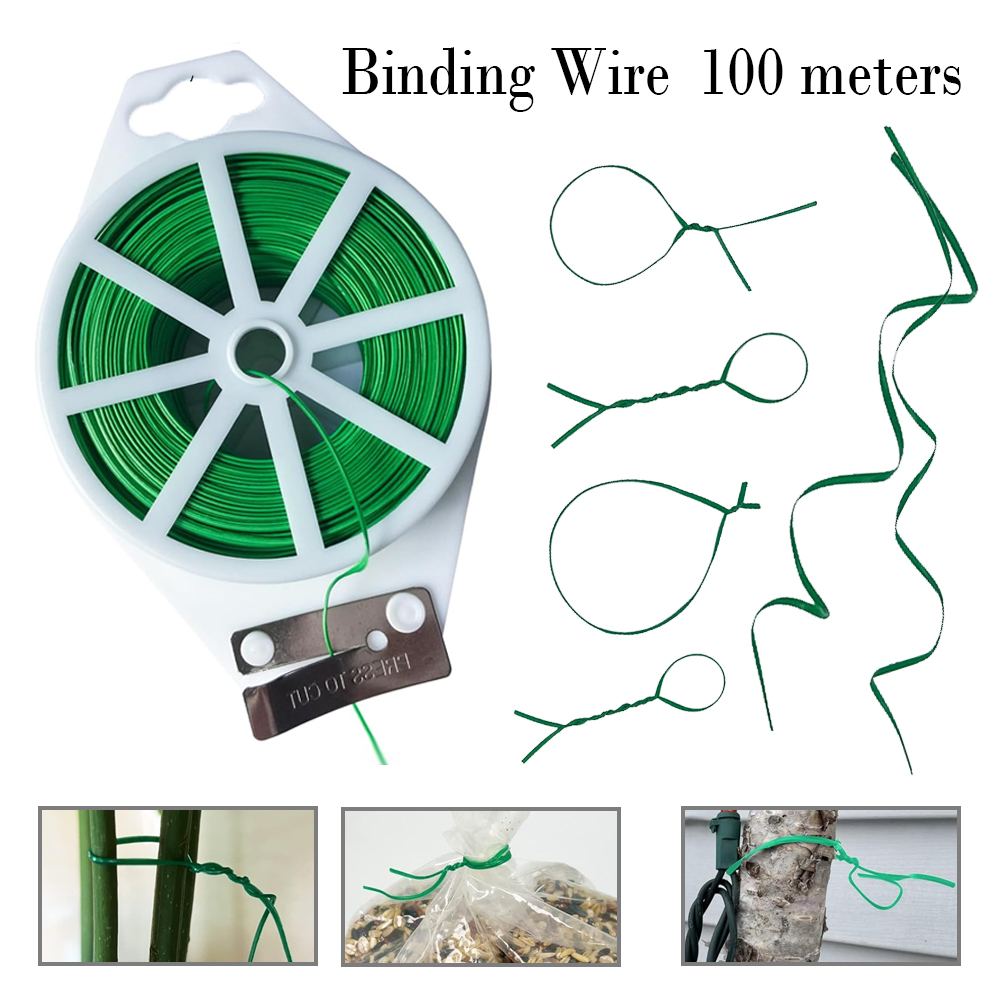 1-3 pces 100m jardim torção la - Garden Wire Twist Tie avaliação e preço