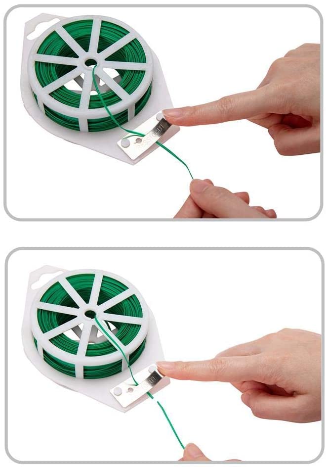100 pés 30 metros ferramenta d - Garden Wire Twist Tie avaliação e preço