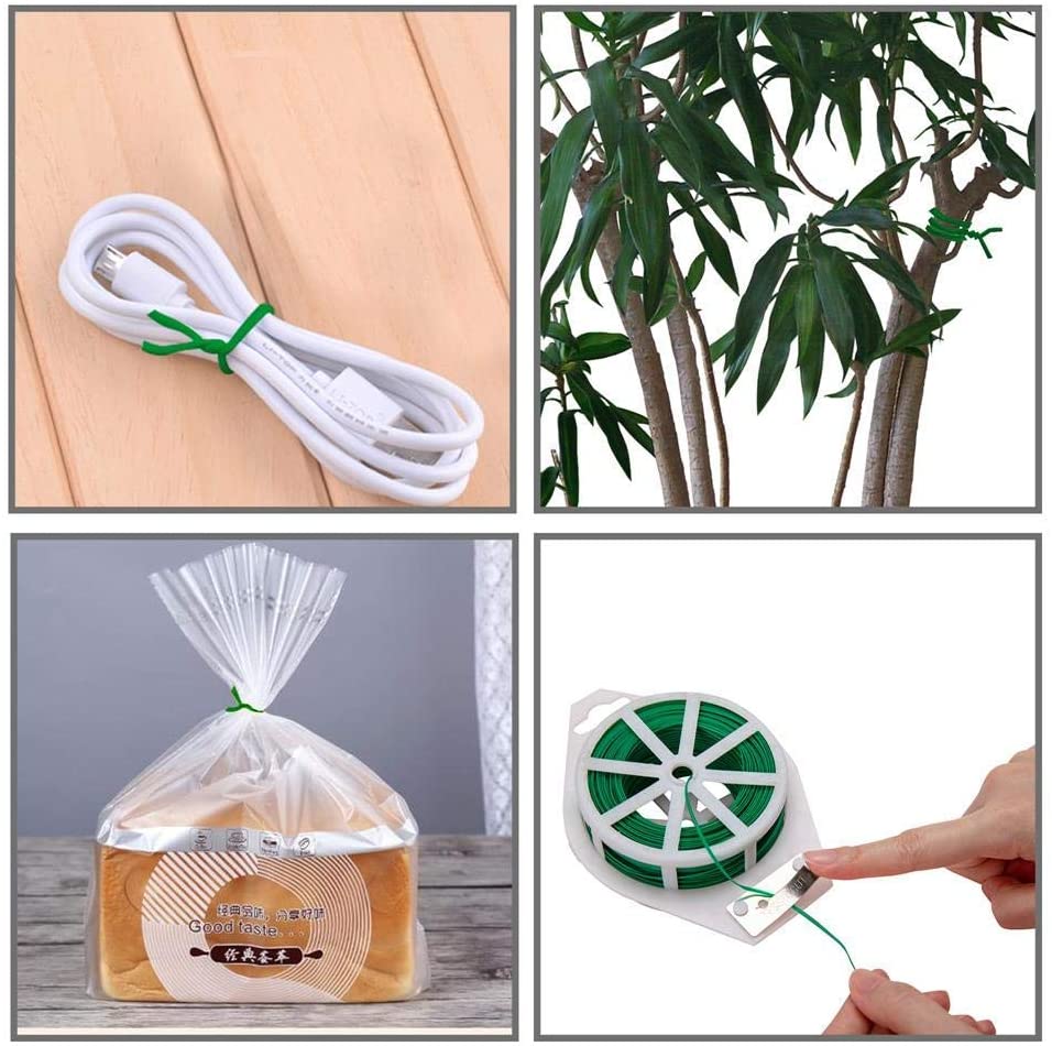 100 pés 30 metros ferramenta d - Garden Wire Twist Tie avaliação e preço