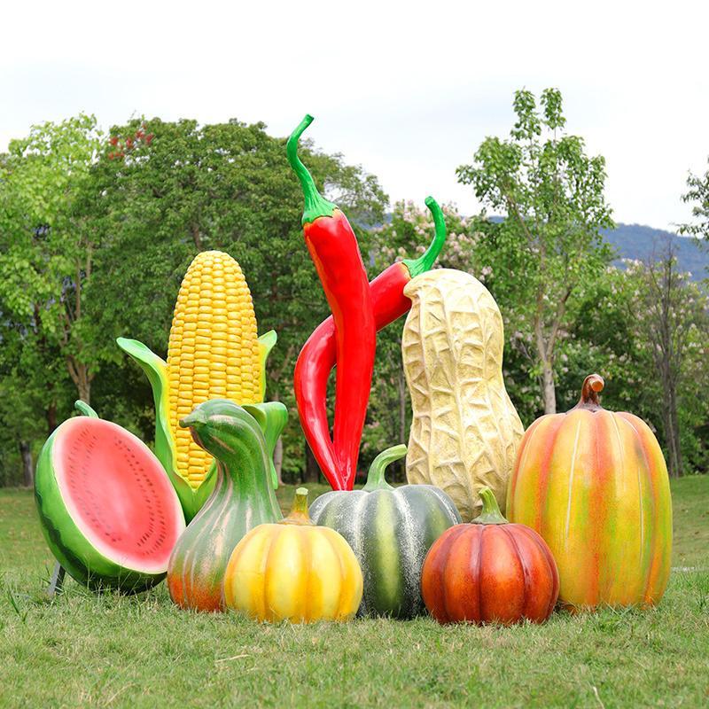 Escultura de frutas artificiai - Gardening Tools Cartoon avaliação e preço